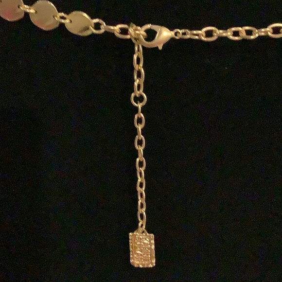 Karine Sultan Gold Bib Waterfall Necklace - Picture 3 of 4